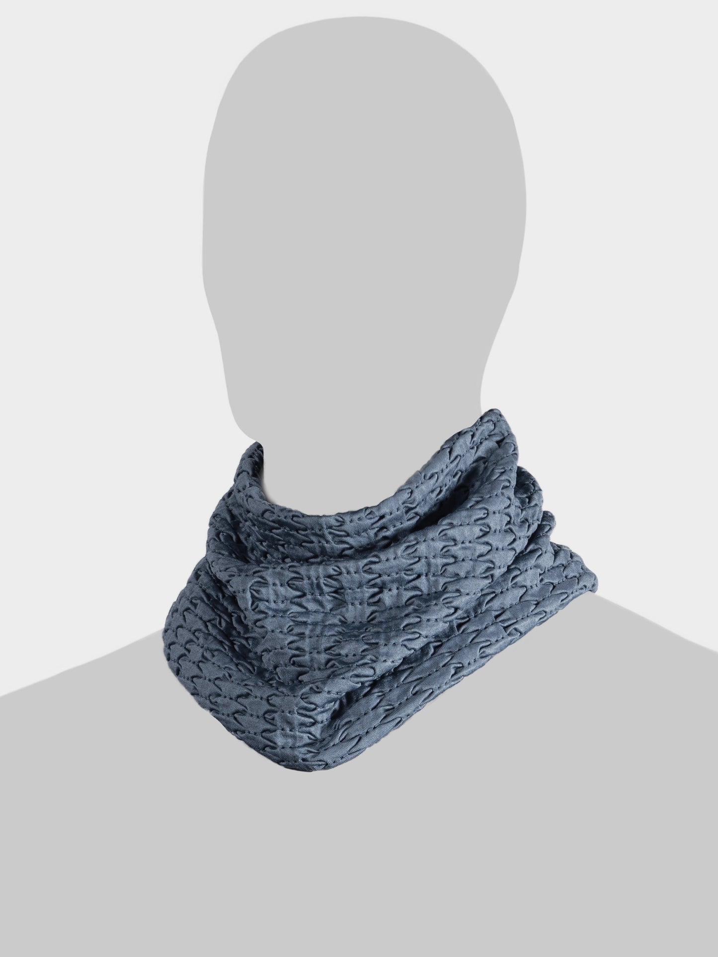 Scaldacollo LOGYKO colore grigio scuro visto frontale