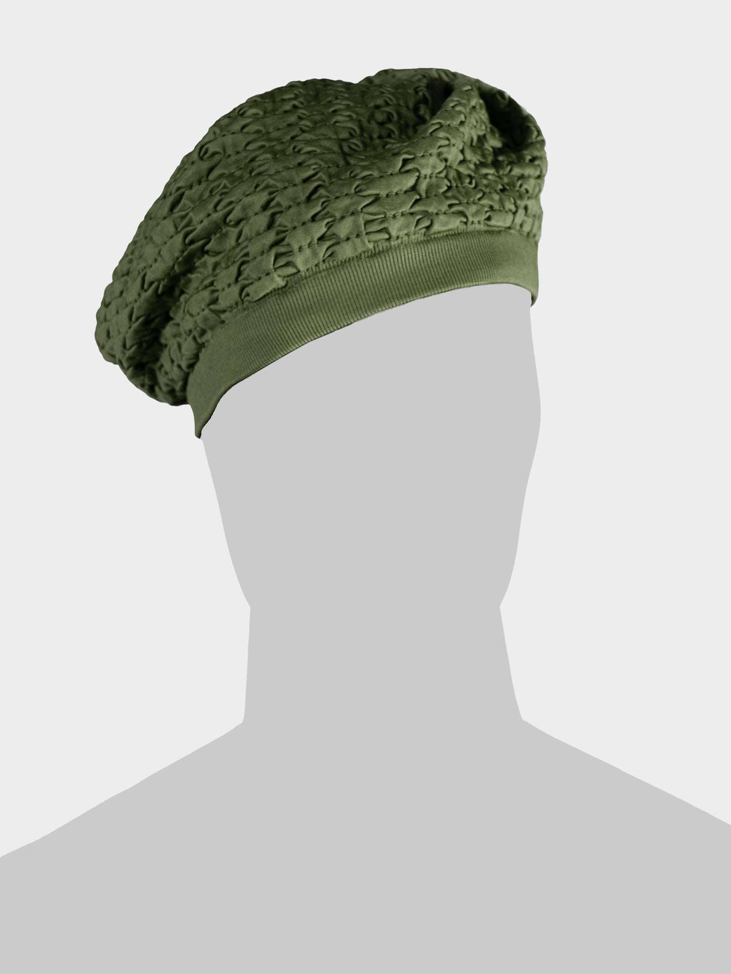 Scaldacollo LOGYKO colore verde militare usato come cuffia